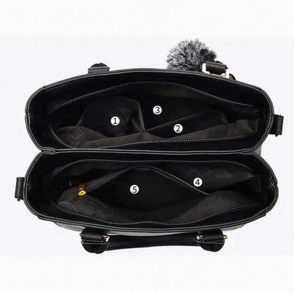 Messenger Bag Élégant en Simili Cuir - Saylana