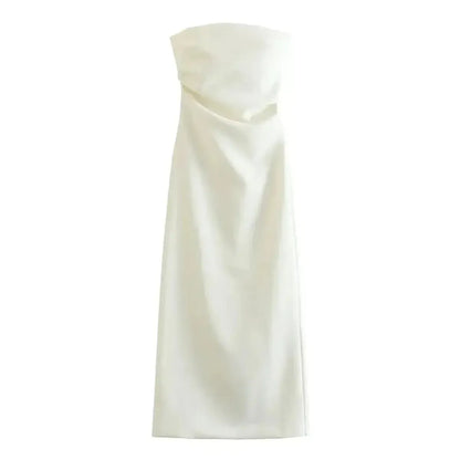 Midi Beige Dos Nu-Saylana