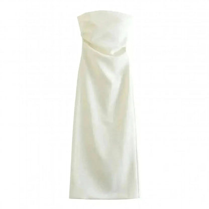 Midi Beige Dos Nu - Saylana