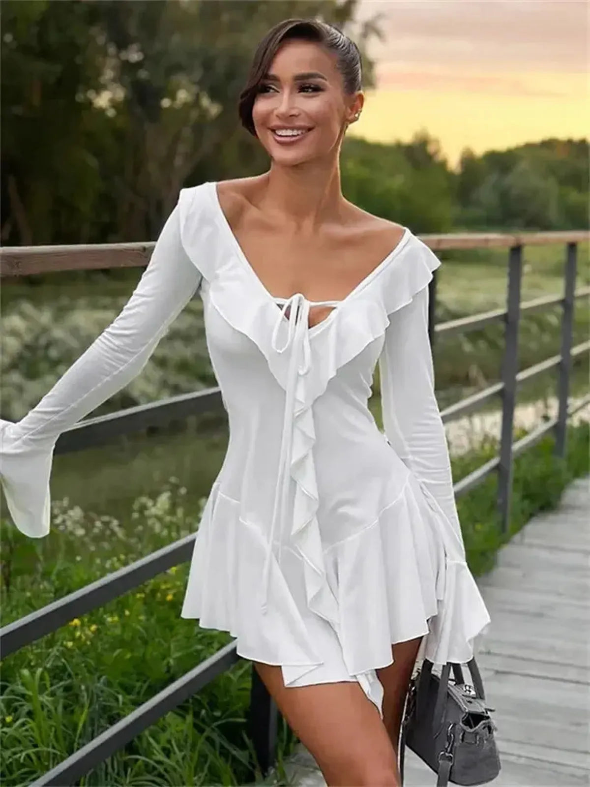 Mini Blanche Lacée-Saylana