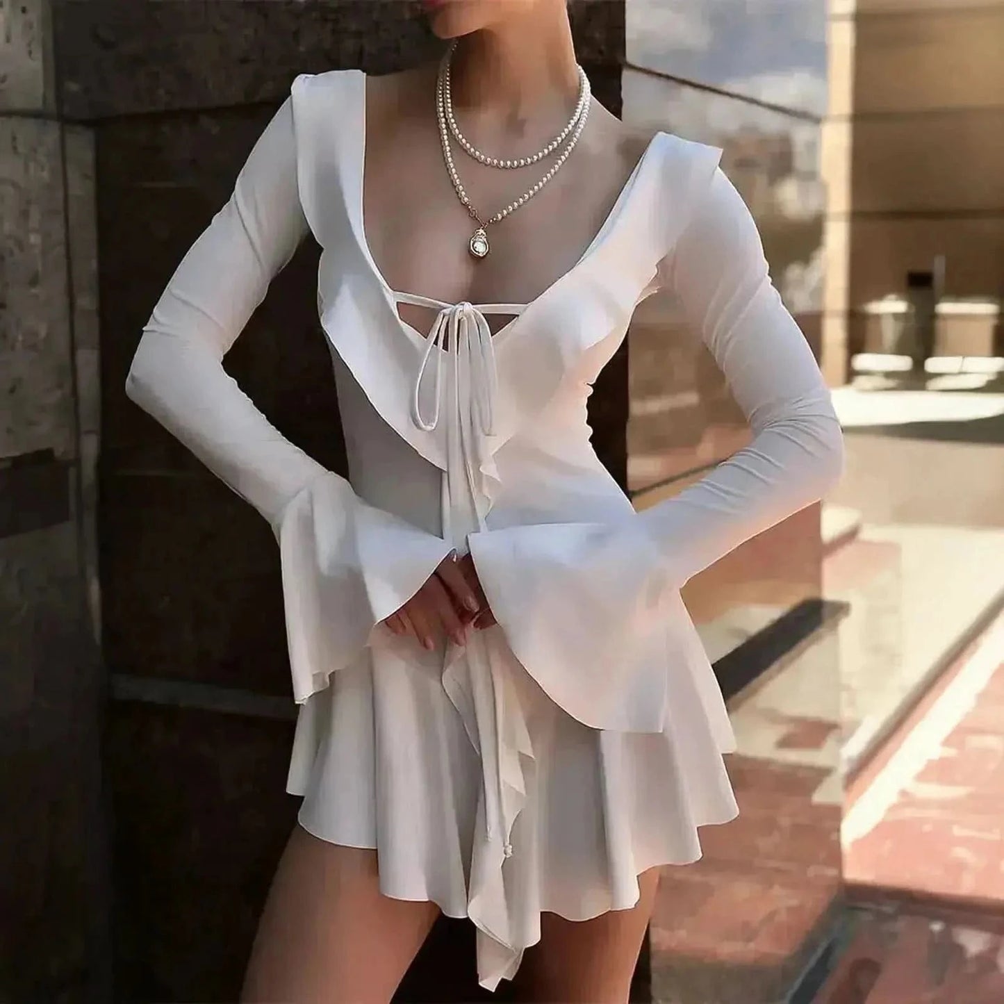 Mini Blanche Lacée - Saylana