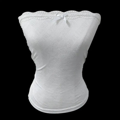 Mini coupe à nœud et top bustier coordonné-Saylana