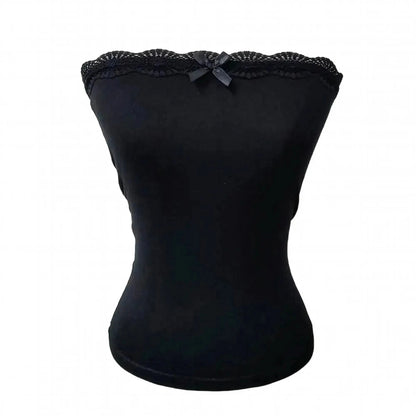 Mini coupe à nœud et top bustier coordonné - Saylana