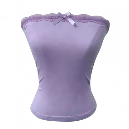 Mini coupe à nœud et top bustier coordonné - Saylana