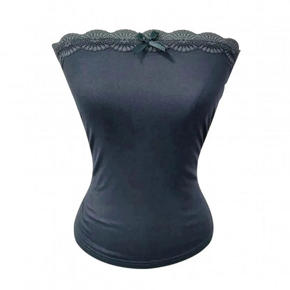 Mini coupe à nœud et top bustier coordonné - Saylana