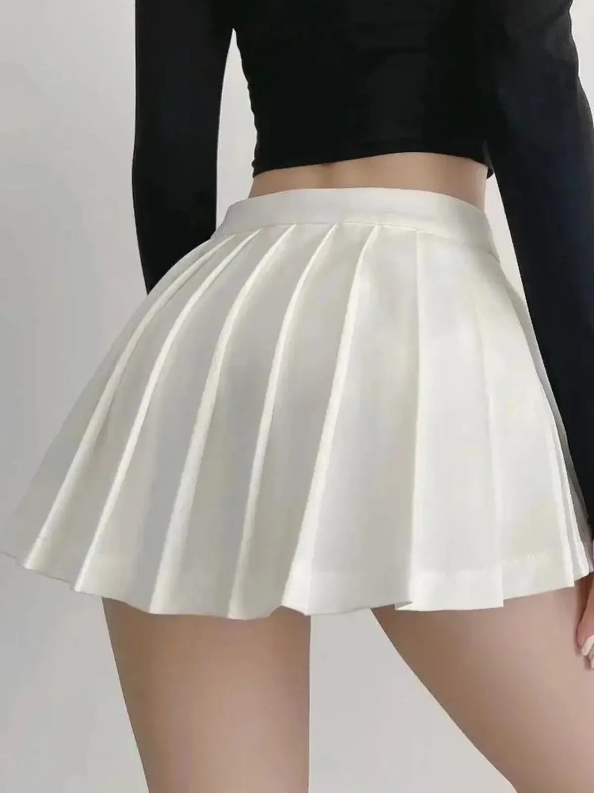 Mini Jupe Plissée Taille Haute-Saylana