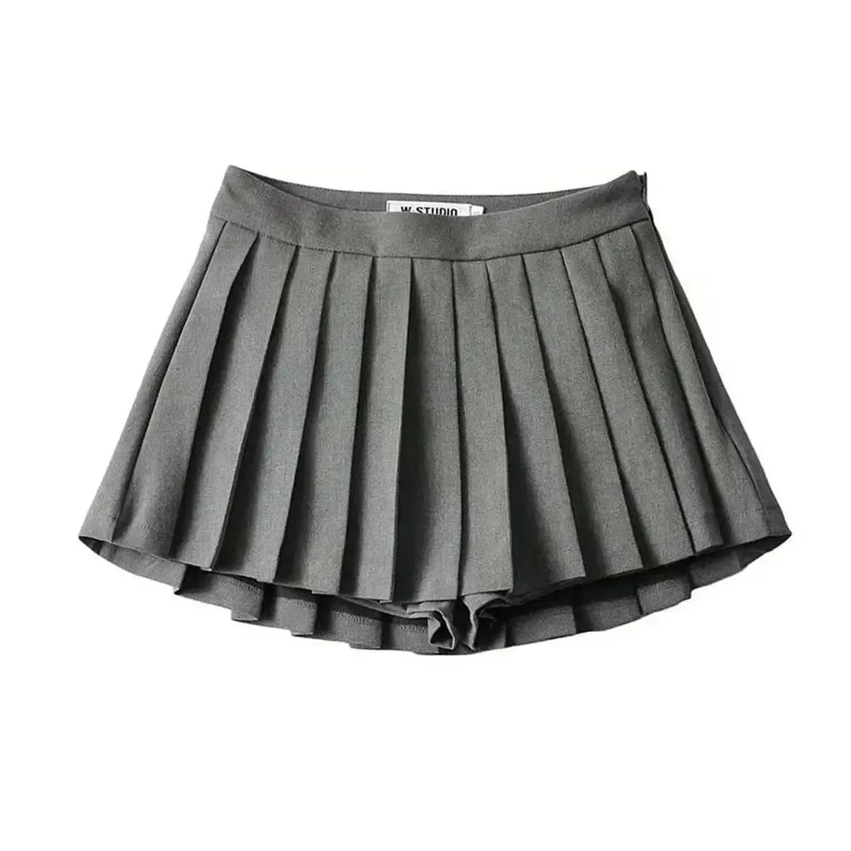 Mini Jupe Plissée Taille Haute-Saylana