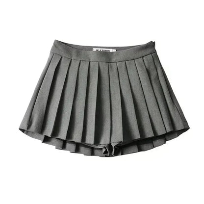 Mini Jupe Plissée Taille Haute-Saylana