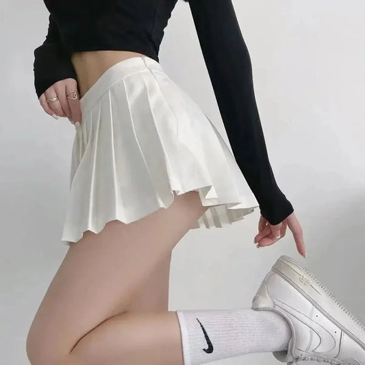 Mini Jupe Plissée Taille Haute-Saylana