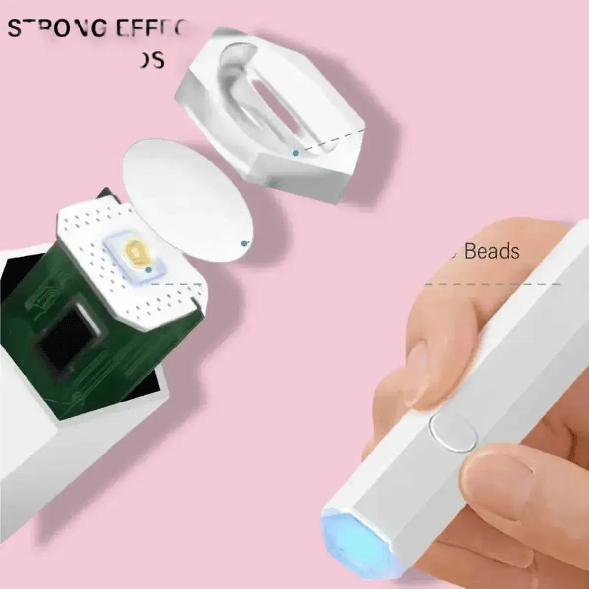 Mini Lampe Ongles UV LED Portable-Saylana
