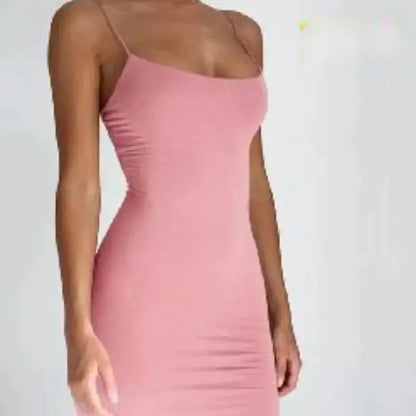 Mini Robe Bodycon Bretelles-Saylana