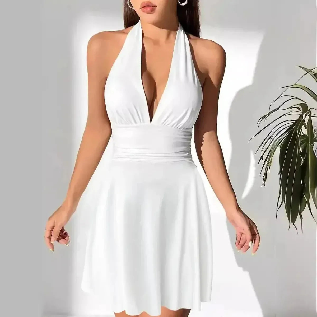 Mini Robe Dos Nu Moulante-Saylana