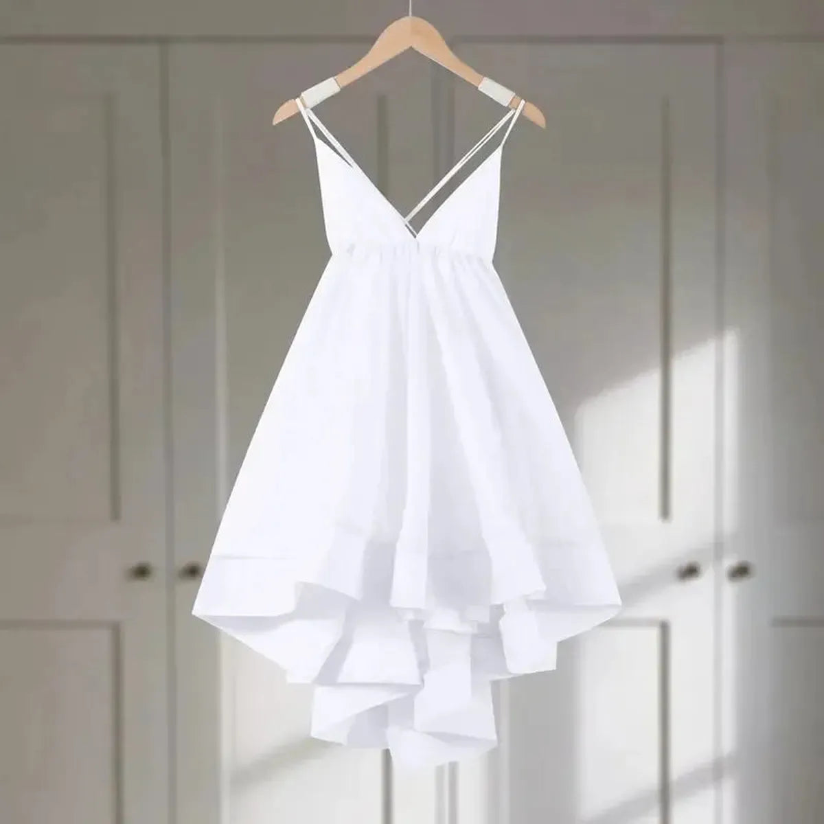 Mini Robe Évasée Sans Manches-Saylana