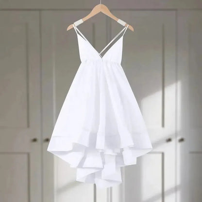 Mini Robe Évasée Sans Manches-Saylana