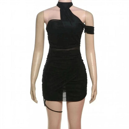 Mini Robe Transparente Dos Nu - Saylana