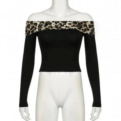 Motif léopard patchwork pour look Y2K affirmé - Saylana