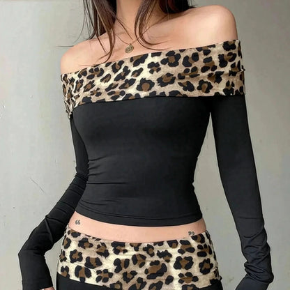 Motif léopard patchwork pour look Y2K affirmé - Saylana