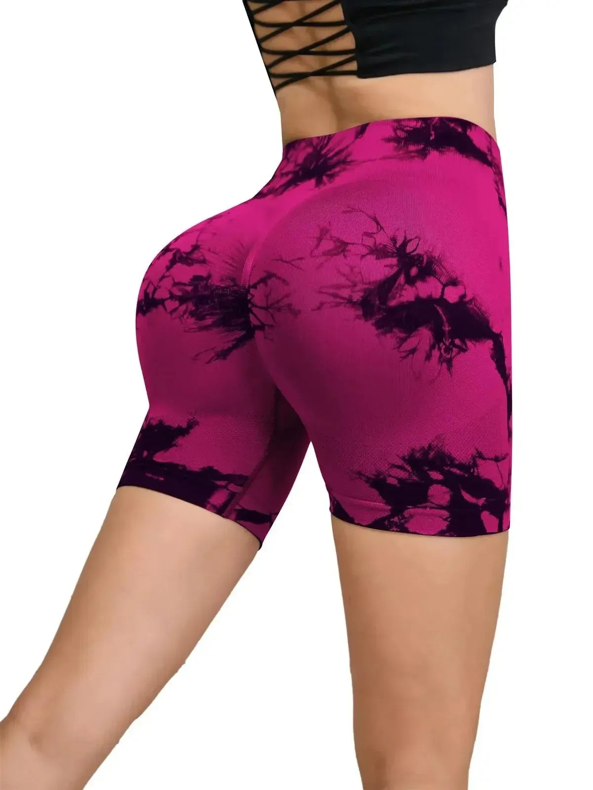 Motif tie & dye pour un look fitness affirmé-Saylana