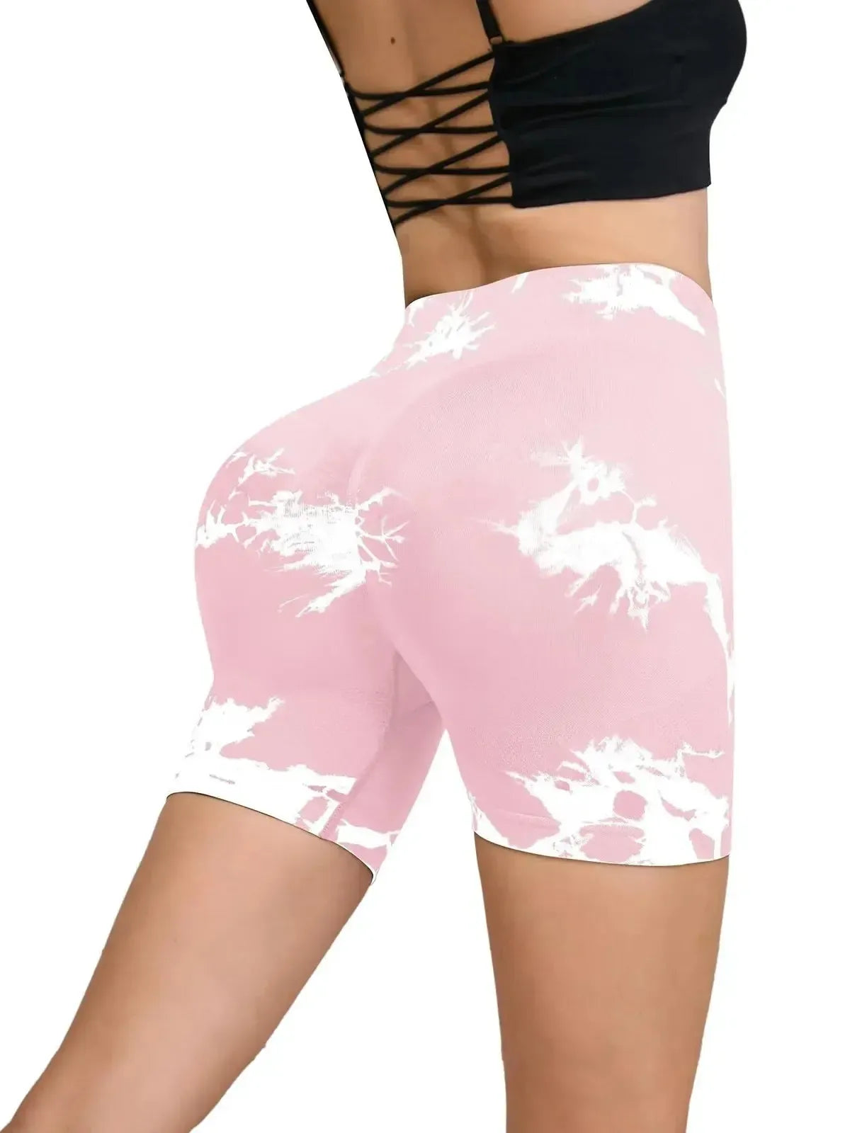 Motif tie & dye pour un look fitness affirmé-Saylana