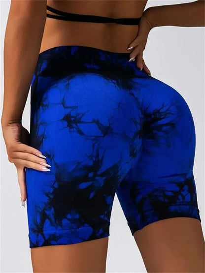 Motif tie & dye pour un look fitness affirmé-Saylana