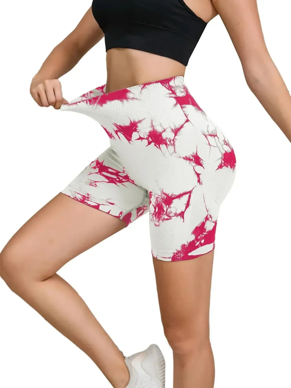 Motif tie & dye pour un look fitness affirmé-Saylana