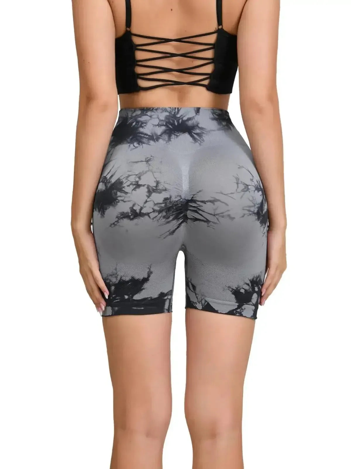 Motif tie & dye pour un look fitness affirmé-Saylana
