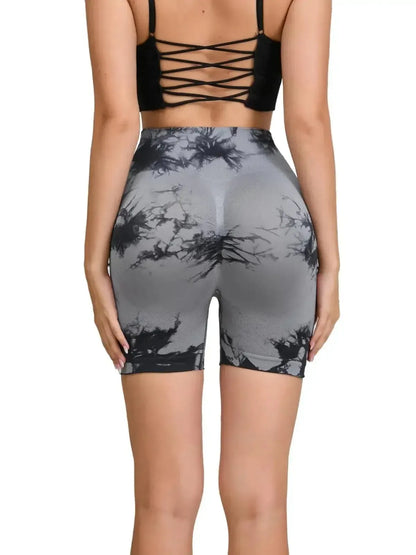 Motif tie & dye pour un look fitness affirmé-Saylana