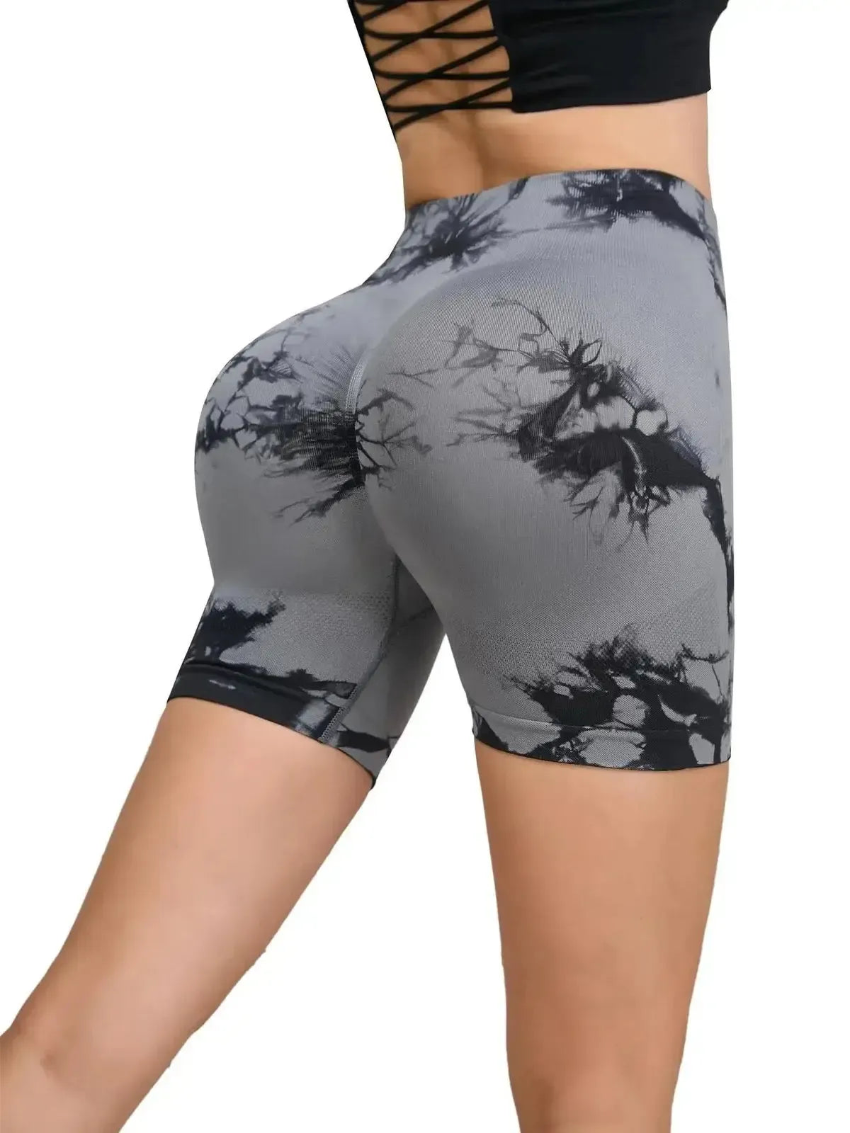 Motif tie & dye pour un look fitness affirmé-Saylana
