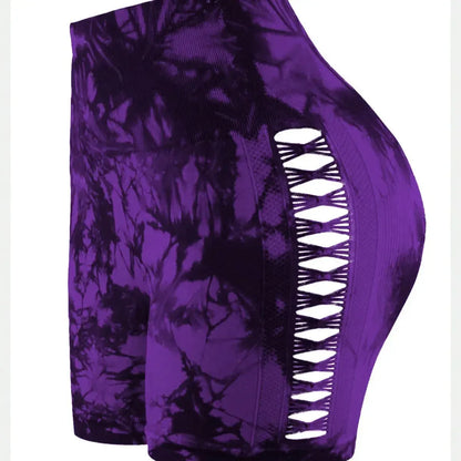 Motif tie & dye pour un look fitness affirmé-Saylana