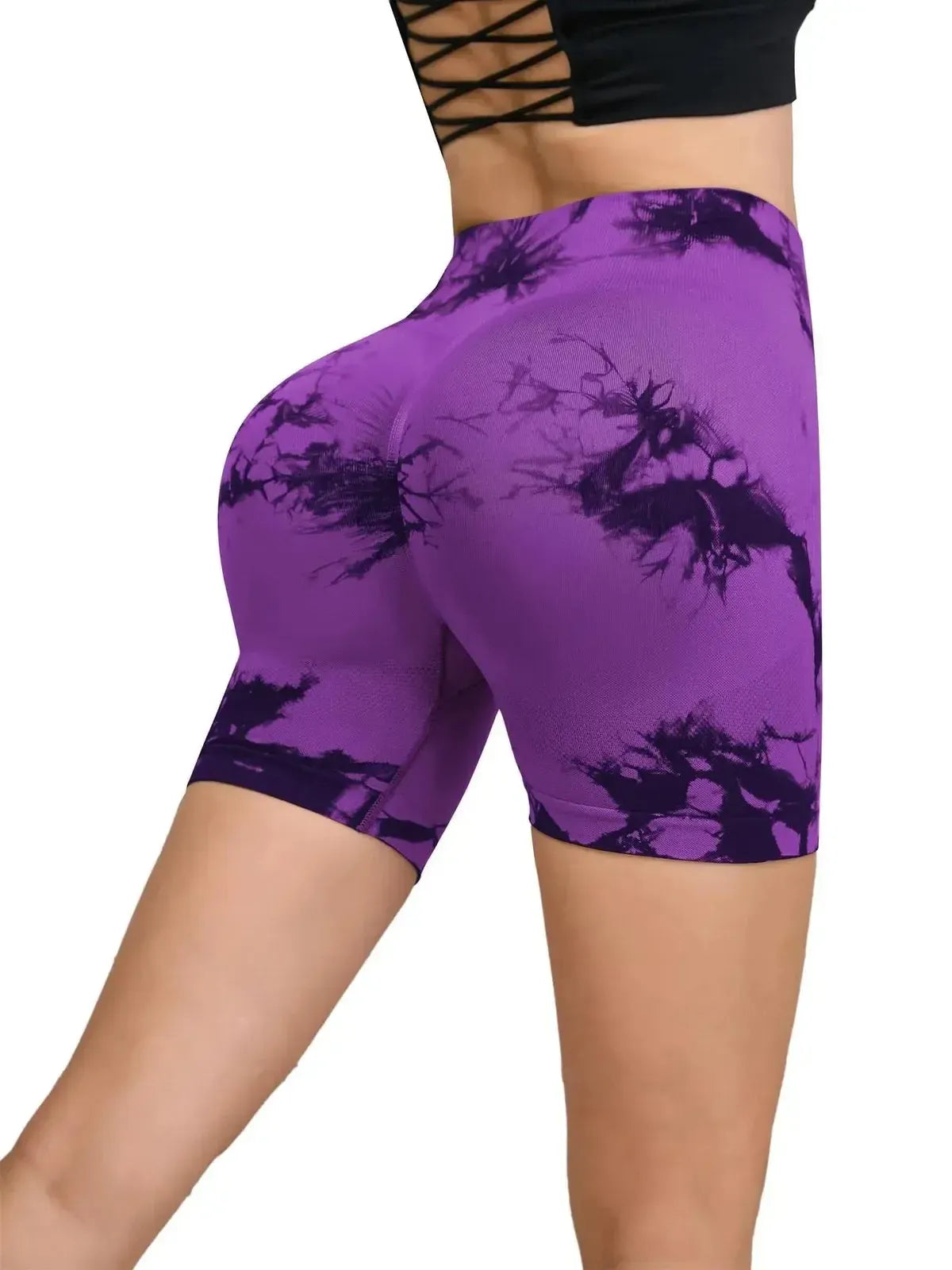 Motif tie & dye pour un look fitness affirmé-Saylana