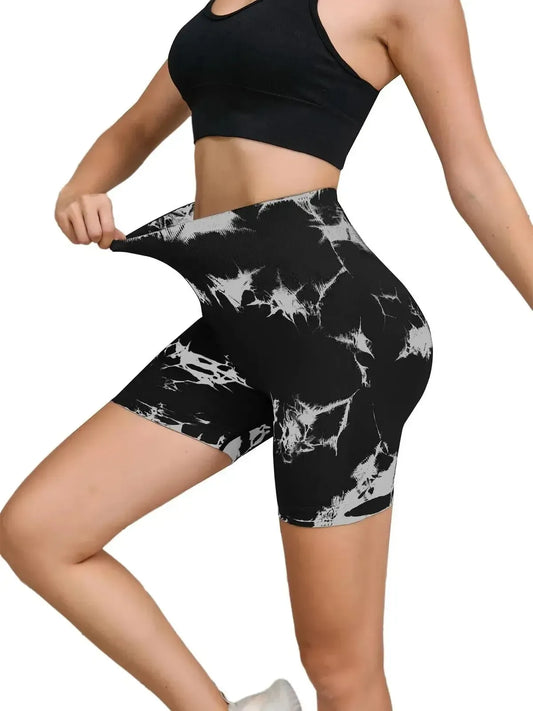 Motif tie & dye pour un look fitness affirmé-Saylana