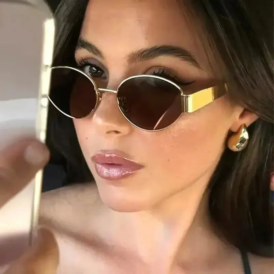 Ovale Métal Rétro-Saylana