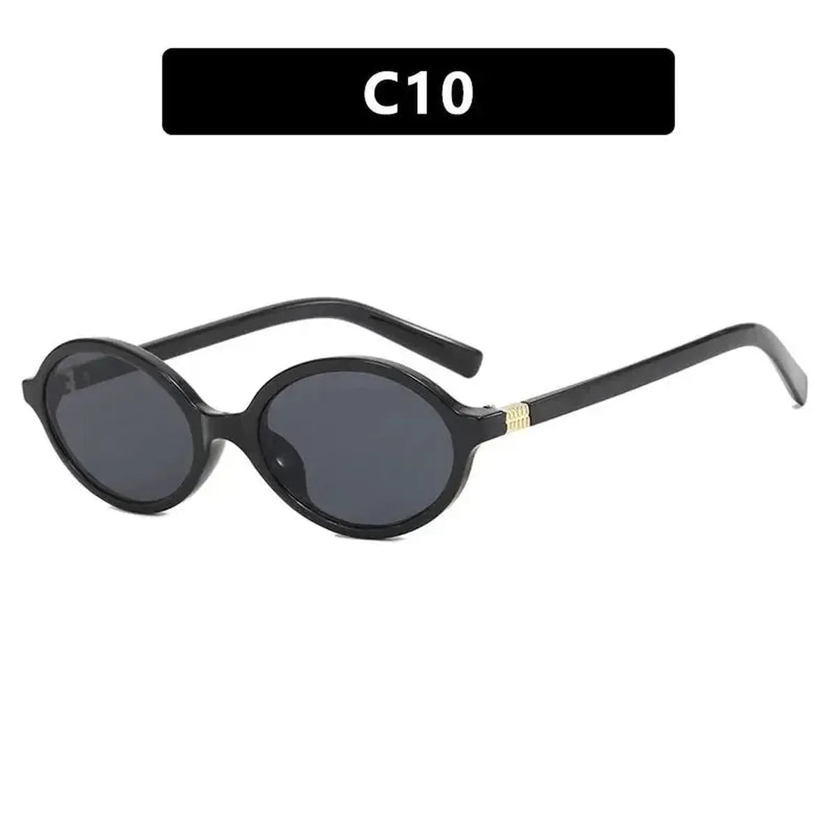 Ovale Rétro Léopard Anti-Lumière Bleue-Saylana