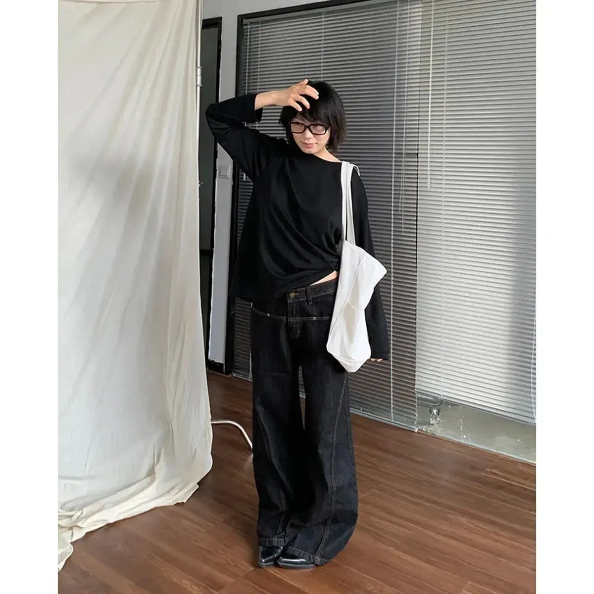 Pantalon Denim Baggy Style Y2K Vintage US-Saylana