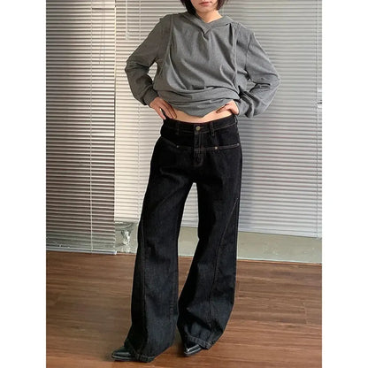Pantalon Denim Baggy Style Y2K Vintage US-Saylana