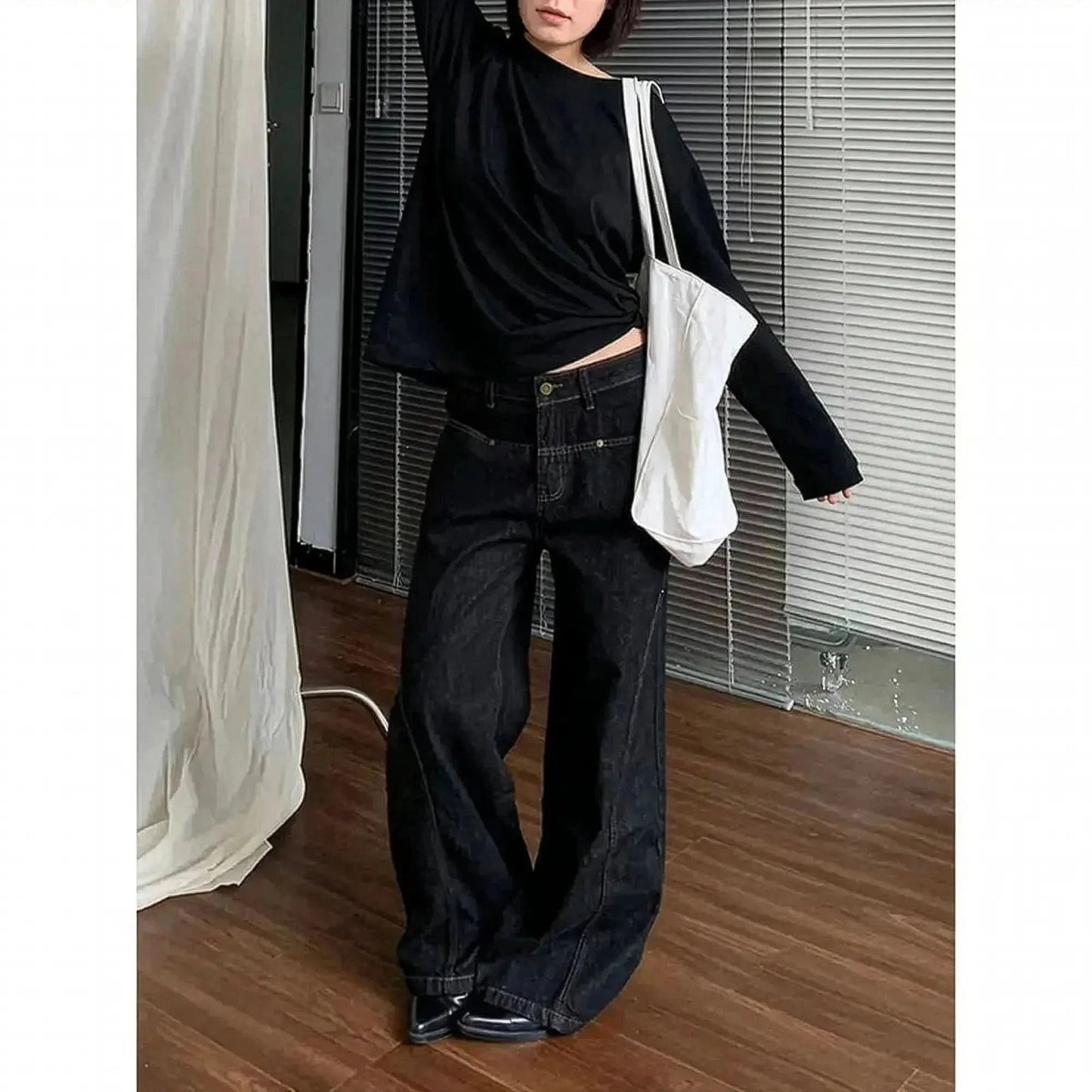 Pantalon Denim Baggy Style Y2K Vintage US - Saylana