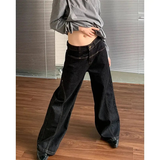 Pantalon Denim Baggy Style Y2K Vintage US-Saylana