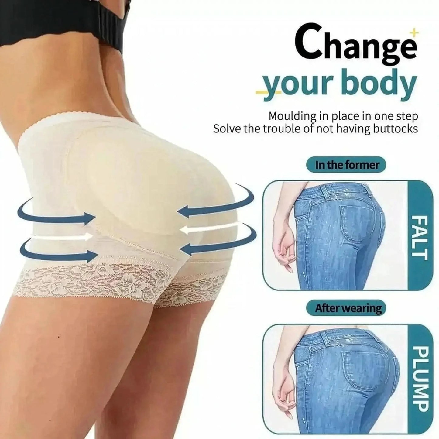 Panty Push - Up Taille Haute - Saylana