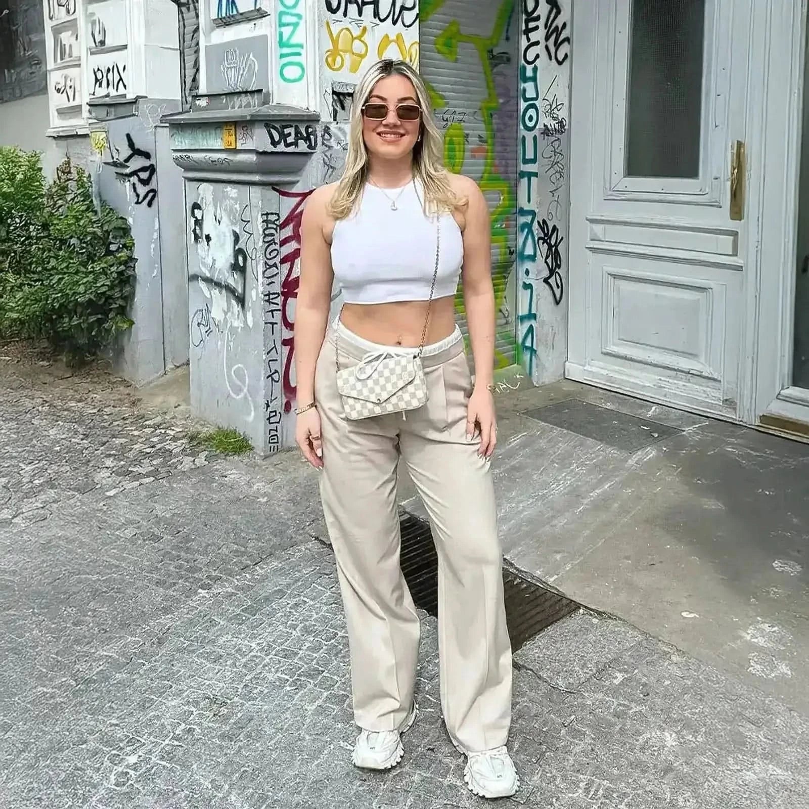 Patchwork Chic Taille Haute - Saylana