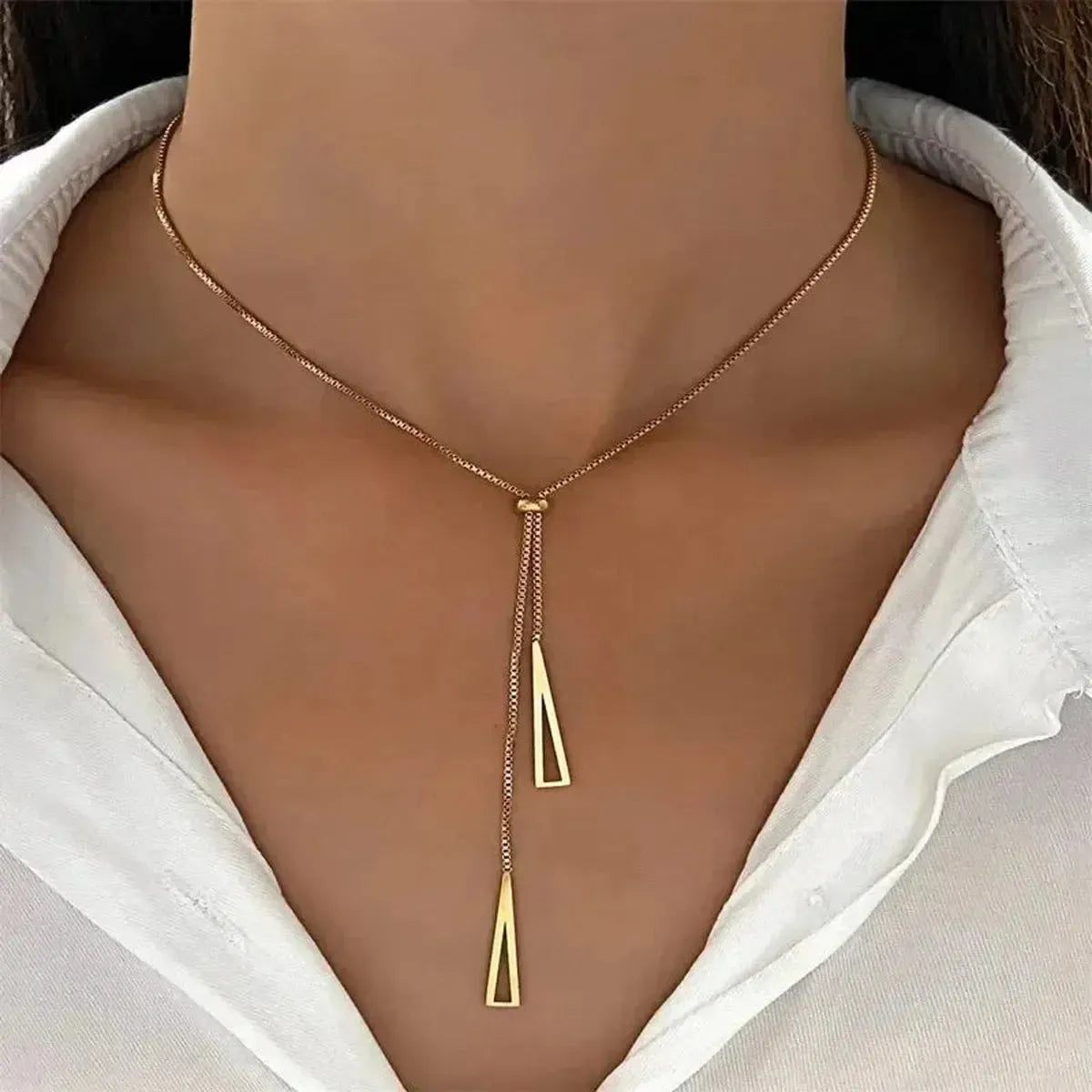 Pendentif Minimaliste Géométrique-Saylana