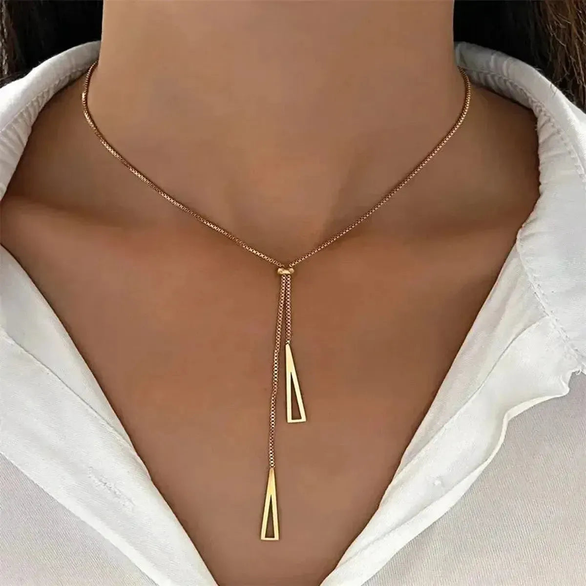 Pendentif Minimaliste Géométrique-Saylana