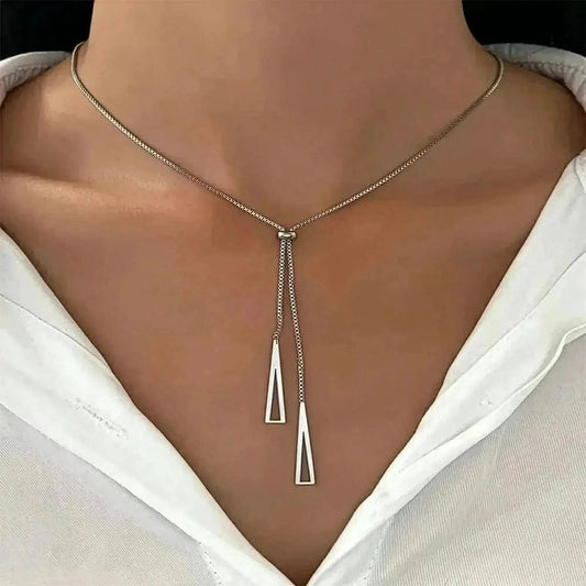 Pendentif Minimaliste Géométrique - Saylana