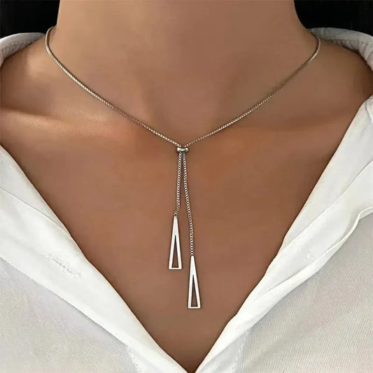 Pendentif Minimaliste Géométrique-Saylana