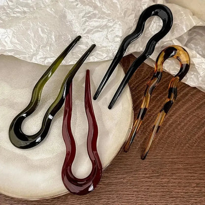Pic Cheveux U Acétate Écaille-Saylana