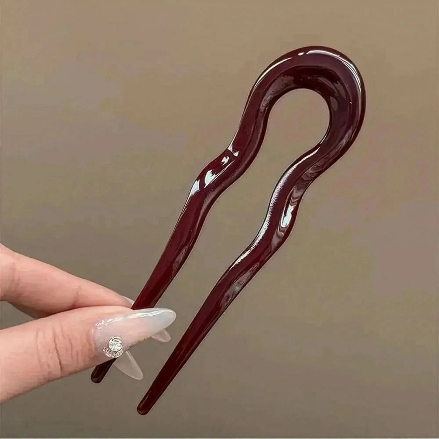 Pic Cheveux U Acétate Écaille - Saylana