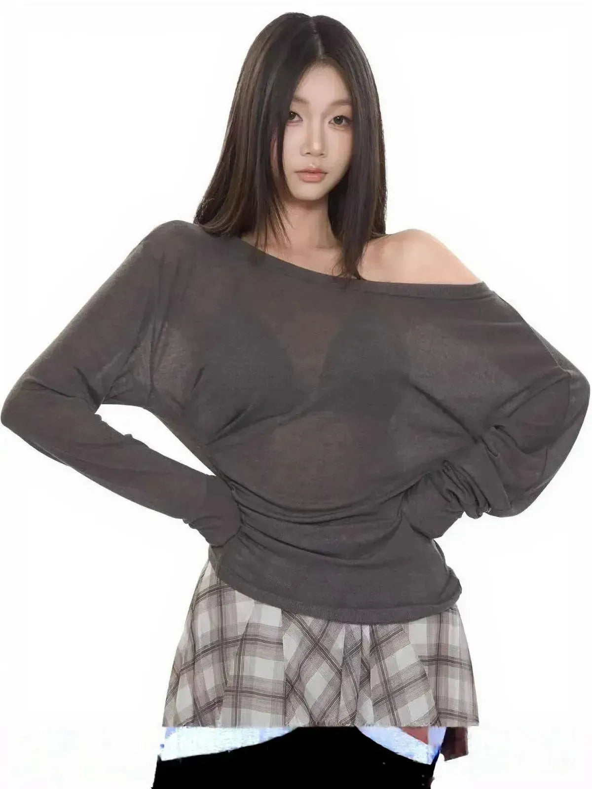Pièce basique sexy au design léger et aérien-Saylana