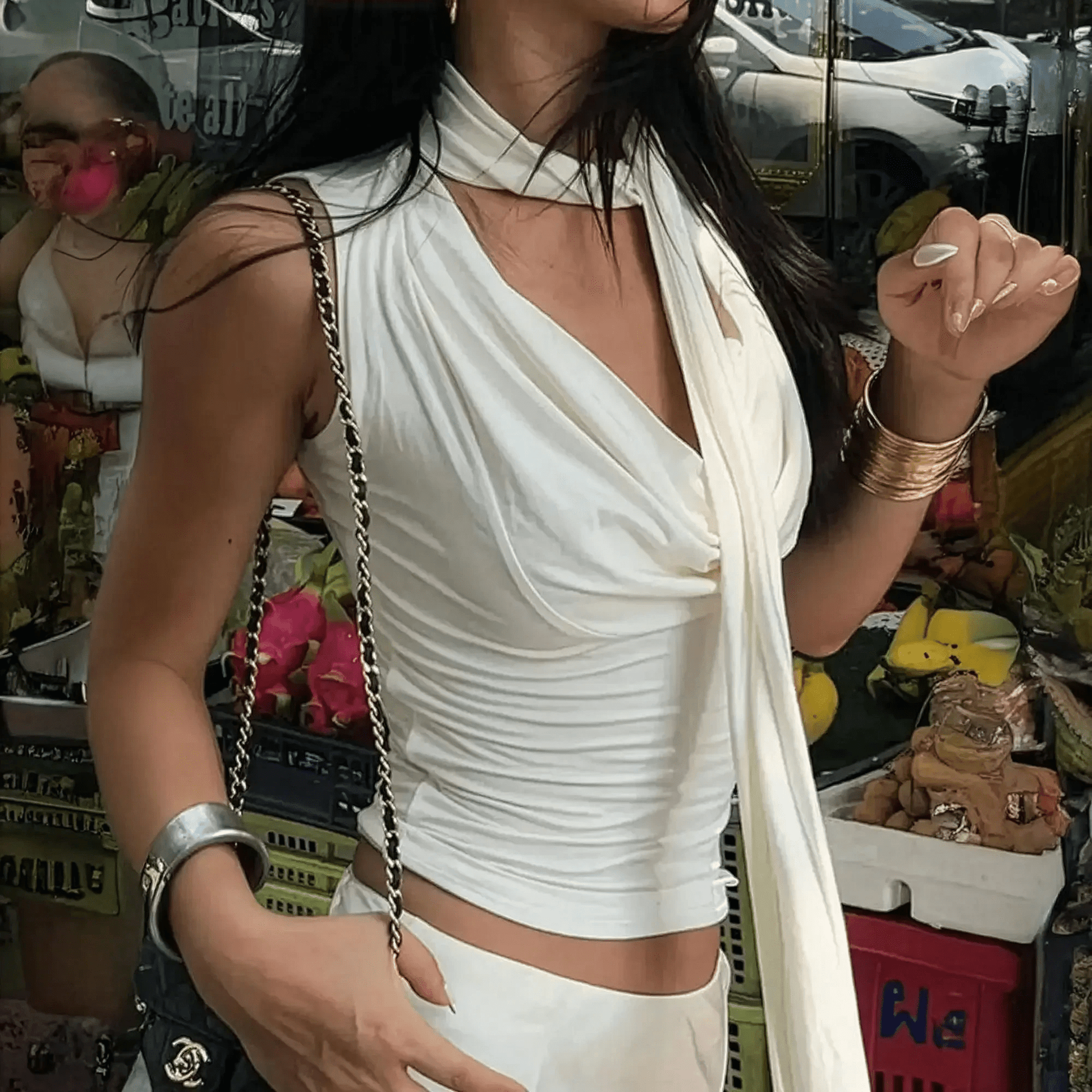 Pièce estivale ajustée au design raffiné - Saylana