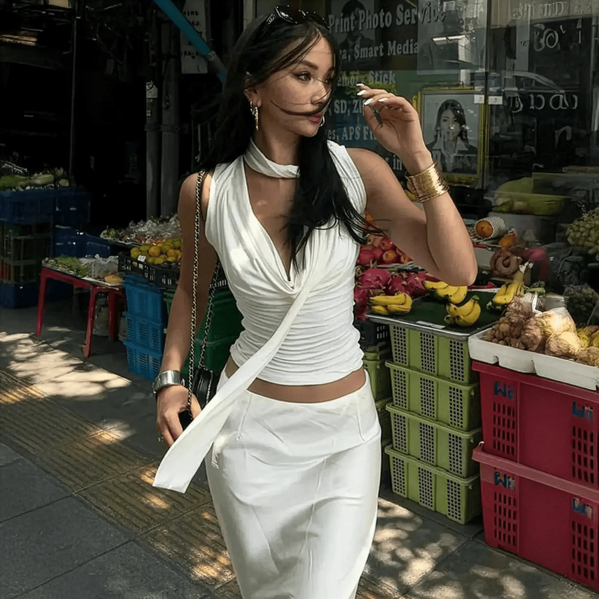 Pièce estivale ajustée au design raffiné - Saylana