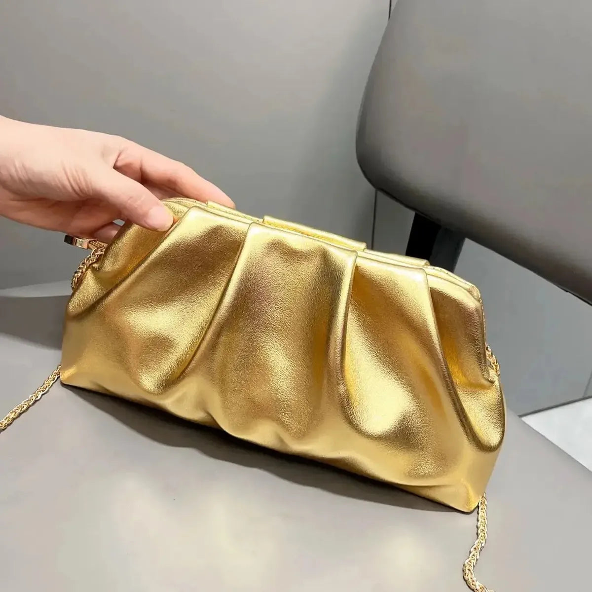 Pochette Chaîne Luxe Femme-Saylana