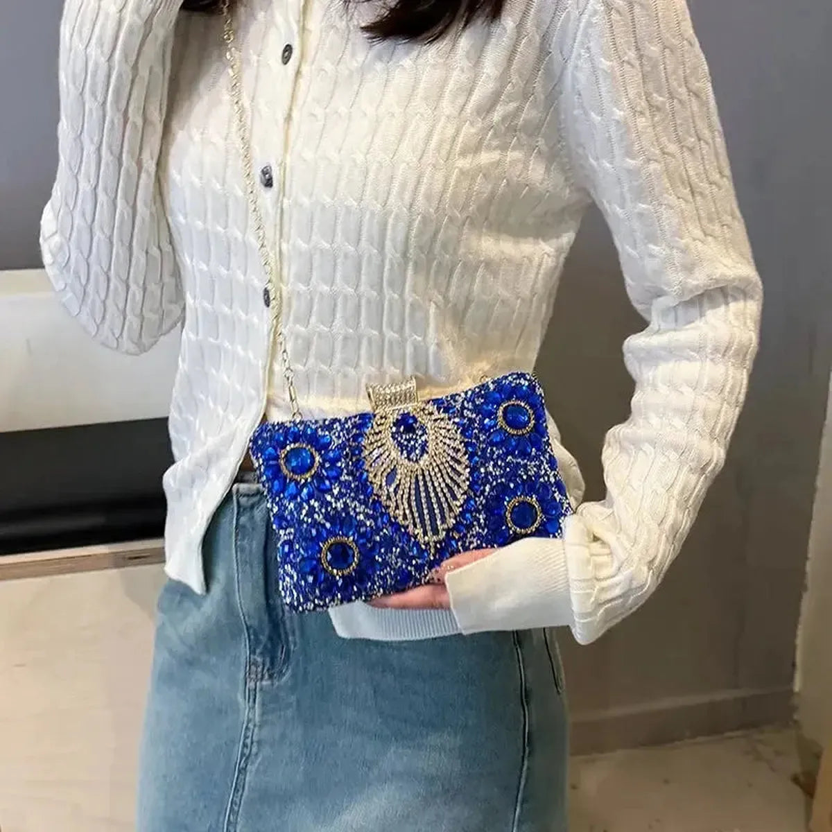 Pochette de Soirée Strass Luxe-Saylana